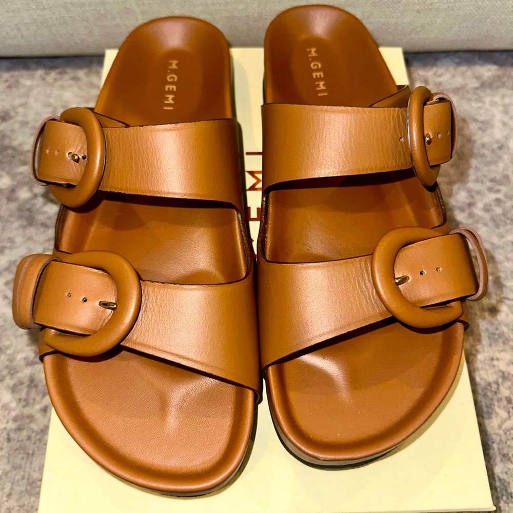 M. Gemi “The Matilde Due” in Tan Leather - US size 10